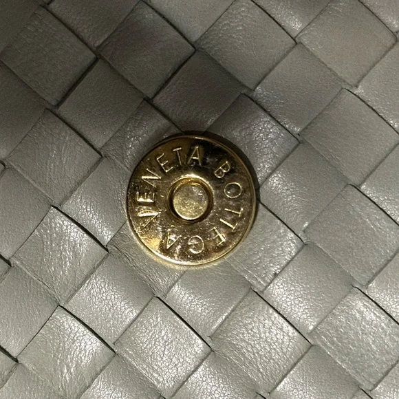 Bottega Veneta Light Sage Intrecciato Top Handle Crossbody Bag - Picture 14 of 16